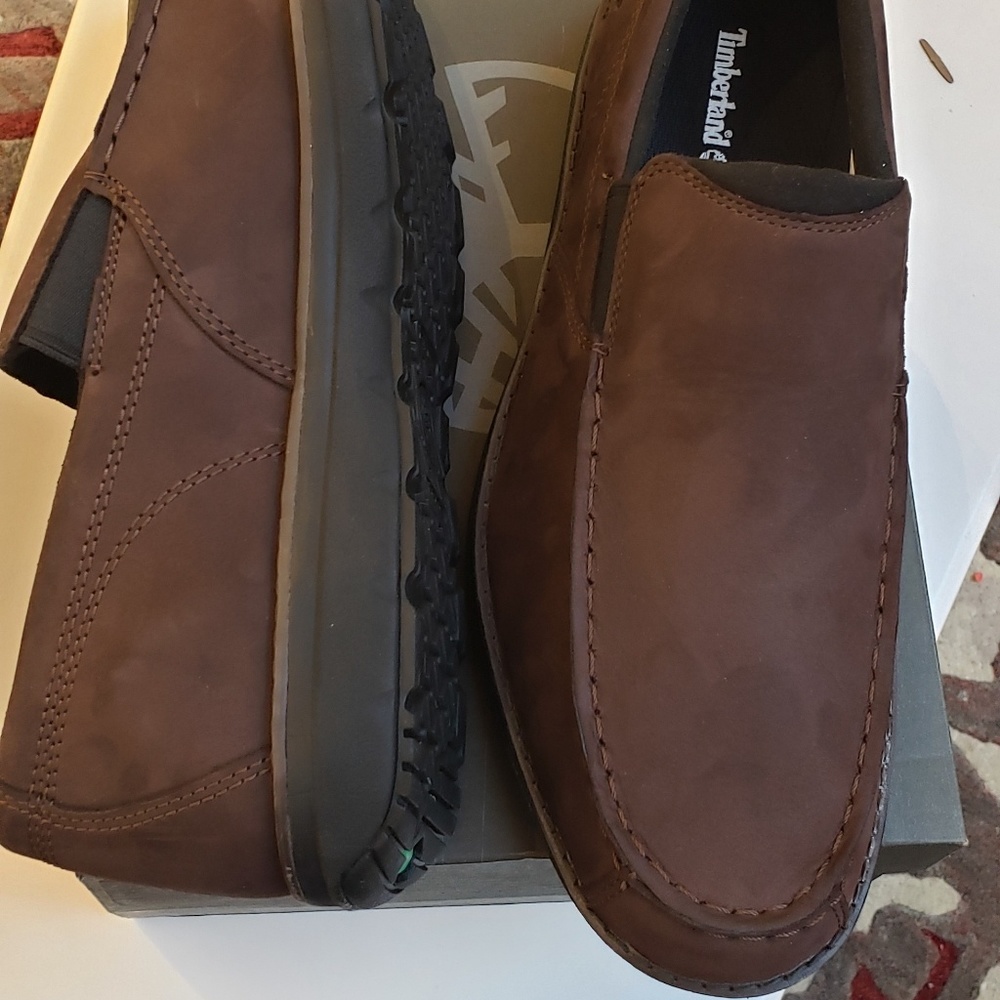 New Timberland Mens  Brown Suede Shoes